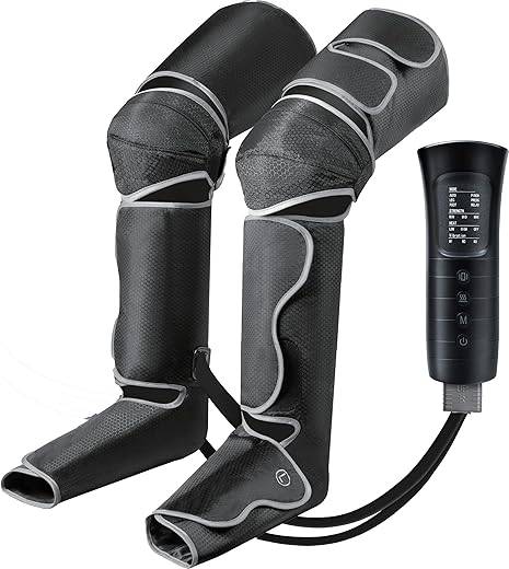 ARG HEALTH CARE Air Compression Full Leg Massager with Corded Electric Heat Air Pressure Massage for Pain Relief in Foot, Calf, Thighs Improves Blood Circulation, Different...